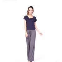 户外运动2016春夏瑜伽服套装 健身衣服套装 韩版胸前褶皱瑜珈家居服装