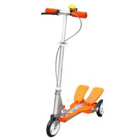 户外运动踏踏车可升降折叠铝杆三轮儿童滑板车 脚踏滑板车270*290*660mm