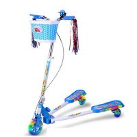 户外运动儿童三轮滑板蛙式剪刀车/带音乐/单刹车 脚踏滑板车