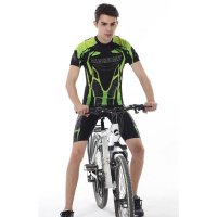 运动户外骑行服2016夏季骑行装备短袖单车骑行服男款套装山地自行车