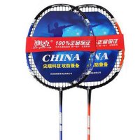 欧伦萨 户外运动羽毛球拍双拍学生初学训练套装2支装轻碳纤维送球
