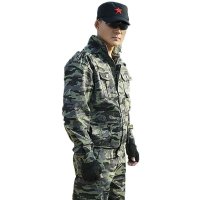 欧伦萨 户外运动户外迷彩服作训服夏装 军迷服装套装男正品 多袋工作服装