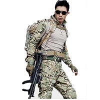 欧伦萨 户外运动户外CUP迷彩服作训服夏季 军迷服装青蛙服套装男多袋耐磨