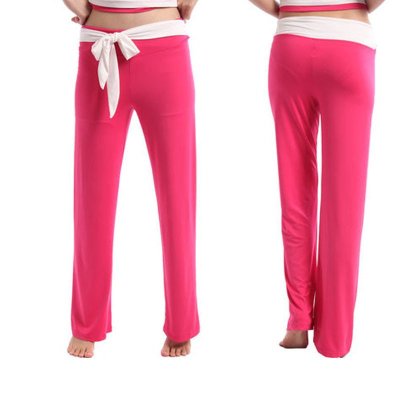 欧伦萨 户外运动2016年春夏季瑜伽服下装 瑜伽裤 瑜珈服裤子 腰间系带V1220