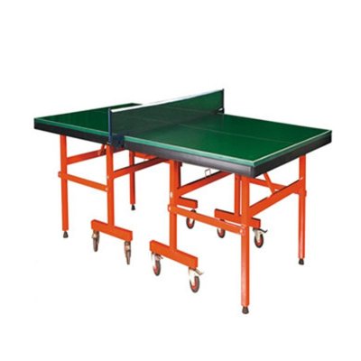欧伦萨 户外体育运动用品乒乓球台桌折叠乒乓球台移动单折移动式乒乓球台彩色