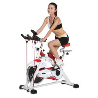 欧伦萨 瘦身健身形体健身器材健身 TVI弹簧减震动感单车 静音款健身自行车商用 健身车