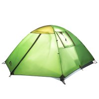 户外装备 野外露营铝杆双层四人多人帐篷