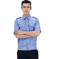 保安服夏装套装 小区物业夏季保安服短袖衬衣 安保门卫工作制服