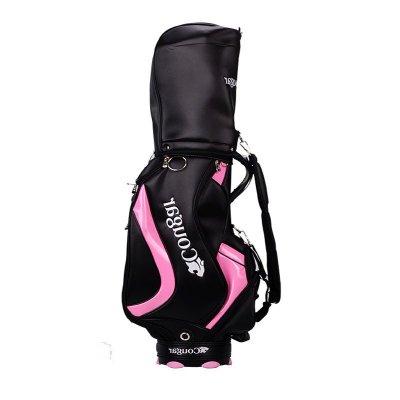 欧伦萨 户外运动体育用品高尔夫女士球包 球杆包 黑粉色