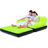 欧伦萨 户外运动多功能五合一彩色植绒充气沙发床188*152*64636