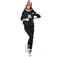 欧伦萨 运动户外套装卫衣三件套装女装运动服套装女秋冬 新款服