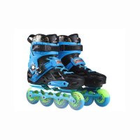 欧伦萨 运动户外轮滑滑板创意时尚休闲娱花样平花鞋单排轮滑鞋成人溜冰鞋男女旱冰鞋4125