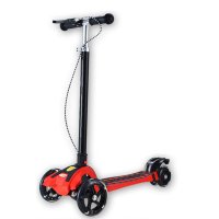 欧伦萨 户外运动折叠车儿童四轮避震折叠手刹滑板车 大轮闪光成人代步滑板车