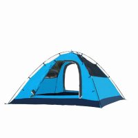 欧伦萨 运动户外帐篷自动双层帐篷3-4人野营帐篷套装 户外多人双人套餐防雨野外露营公园休闲帐篷