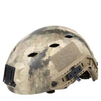 欧伦萨 运动户外配饰战术军迷作战防护多功能防护盔伪装军迷头盔带轨道墨鱼干配件