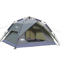 欧伦萨 运动户外帐篷户外野营帐篷双层3-4人野外露营野炊钓鱼游玩帐篷 野外