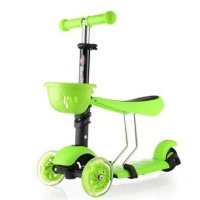 户外运动儿童车三合一蛙式滑板车三轮宝宝可做闪光轮儿童学步车