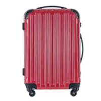 欧伦萨 运动户外旅游用品万向轮旅行箱 22寸格纹酒红拉杆箱 登机箱学生硬箱万向轮密码旅行箱