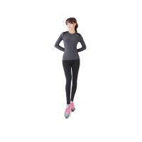 欧伦萨 运动户外套装训练弹力紧身衣裤运动服套装女九分裤跑步田径健身休闲