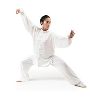 欧伦萨 运动户外武术搏击晨练运动服滚边太极服春秋季男女练功服