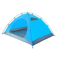 欧伦萨 运动户外帐篷户外帐篷野营帐篷旅游帐篷 双人双层铝杆野外露营野炊钓鱼游玩 防雨防风防寒帐篷