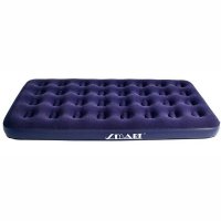 欧伦萨 户外运动21洞植绒床垫 植绒蜂窝充气床 户外充气床垫 单双人充气植绒床垫