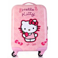欧伦萨 运动户外旅游用品万向轮登机箱卡通儿童拉杆箱可爱行李箱PC旅行箱包18寸学生硬箱万向轮密码箱