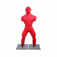 户外运动健身器材沙袋 实心硅胶马步人形不倒翁拳击散打沙包袋