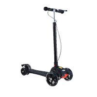 户外运动折叠车儿童四轮避震折叠手刹滑板车 大轮闪光成人代步滑板车