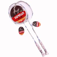 欧伦萨 运动户外羽毛球全碳素羽拍学校活动比赛体育用品情侣球拍两支装