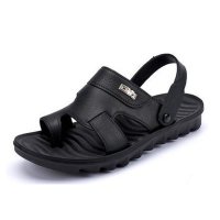 欧伦萨 户外运动2016夏季男凉鞋中老年沙滩鞋爸爸软底凉拖居家大码拖鞋