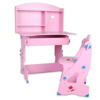 欧伦萨 户外运动儿童学习桌椅 环保可升降简约木制课桌小学生 多功能课桌椅 6726