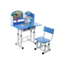 欧伦萨 户外运动儿童学习桌椅 可升降学生写字桌台小孩简约课桌组合套装环保材料6141
