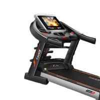 户外运动跑步机家用静音电动折叠多功能健身器材跑步机接触式