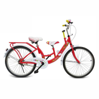 24寸母子车子母亲子双人单接小孩自行车 公路山地车50121