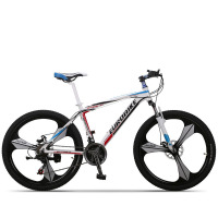 欧伦萨 户外骑行运动山地车三刀一体轮变速整车铝合金碟刹变速山地自行车7841