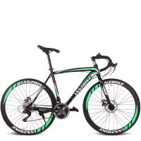 欧伦萨 户外骑行运动山地车碟刹公路车21速公路死飞自行车 8559