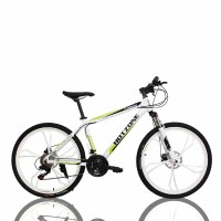 欧伦萨 户外运动26寸铝合金碟刹21速山地自行车骑行自行车