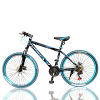 户外运动山地车 26寸24速山地车碟刹减震公路自行车5261