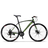 户外运动双碟刹700C 公路自行车跑车破风设计越野车9022