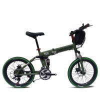户外运动前后碟刹自行车电瓶车 迷你锂电车20寸路虎折叠电动山地车69561