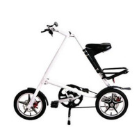 欧伦萨 户外运动成人折叠自行车 铝合金儿童自行车16寸女士折叠代步车车1906