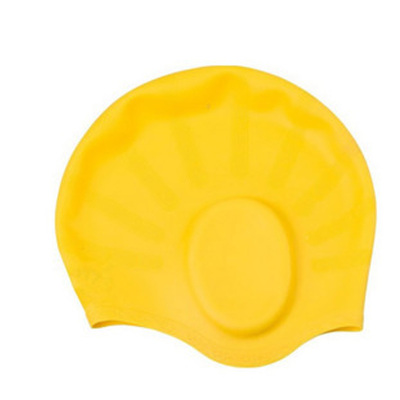 欧伦萨 户外运动硅胶泳帽 长发女士护耳泳帽 成人款泳帽
