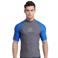 欧伦萨 户外运动潜水衣长袖泳衣男上衣浮潜冲浪潜水服男短裤分体水母衣B430WT7X8ES5451