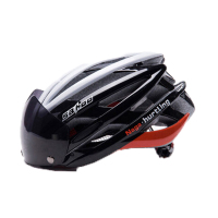 欧伦萨 户外运动2016自行车骑行一体成型头盔 带磁铁眼镜盔 风镜盔