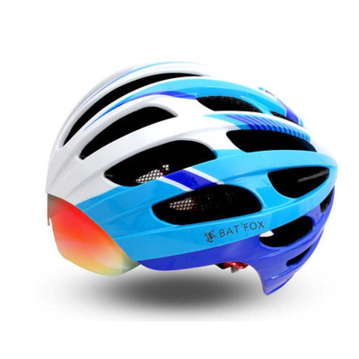 欧伦萨 山地自行车头盔一体式骑行头盔带眼镜装备
