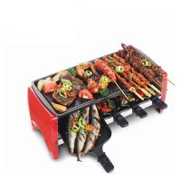 欧伦萨 加大号韩式电烤炉电式烧烤炉家用电烧烤炉电烤盘韩自助烤肉机6503