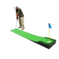 欧伦萨 户外运动室内高尔夫推杆练习器 人工果岭 golf迷你练习毯 含推杆