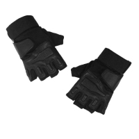 欧伦萨 户外运动黑鹰半指手套 软羊皮户外运动手套 骑行健身战术男