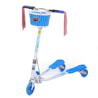 欧伦萨 户外运动蛙式车 儿童三轮蛙式滑板车 双刹蛙式车4619